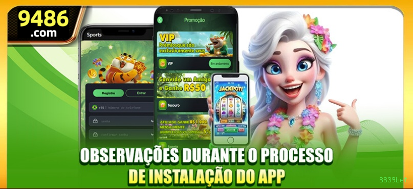 Guias de instalação da 8839bet